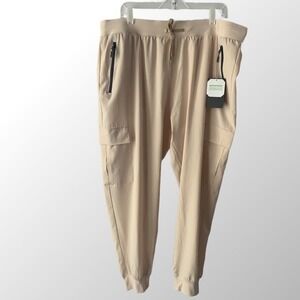 NWT Libin Womens 3XL Waterproof UPF 50+ Jogger Pants With Zip‎ Pockets